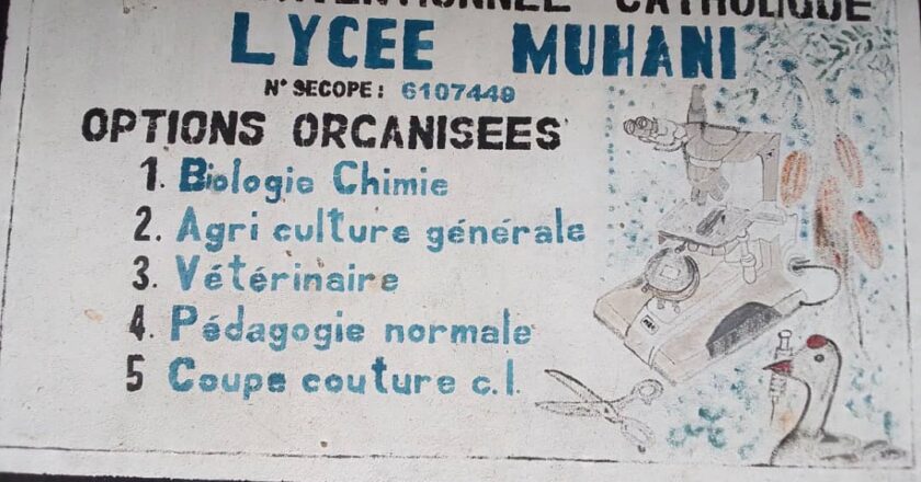 Beni/Éducation : le Lycée Muhani offre une belle opportunité aux parents