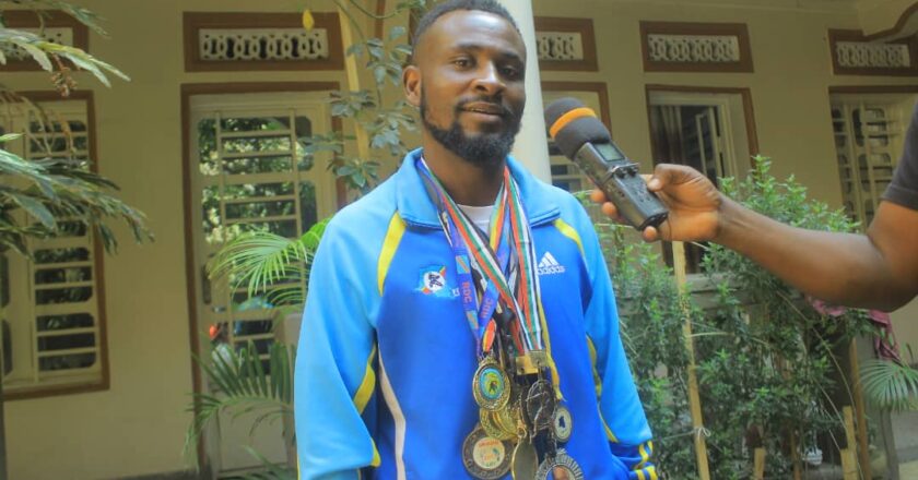 Goma – 4ème édition du Tournoi d’Amitié des Grands Lacs : l’athlète Fabrice Kisangani enchanté par sa convocation pour défendre les couleurs du pays