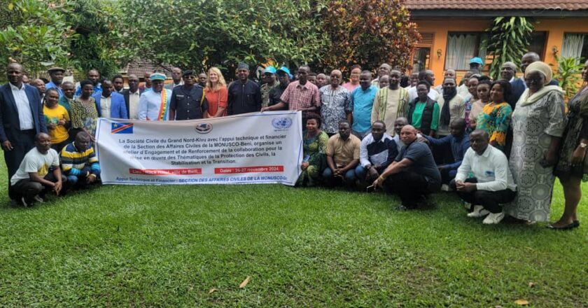 Nord-Kivu : Alliance renforcée pour la protection des civils entre la société civile et la Monusco