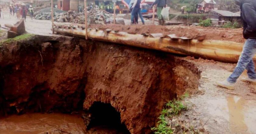 Catastrophe à Butembo : Des ponts emportés par les eaux des rivières, la société civile alerte sur l’isolement des milliers de citoyens