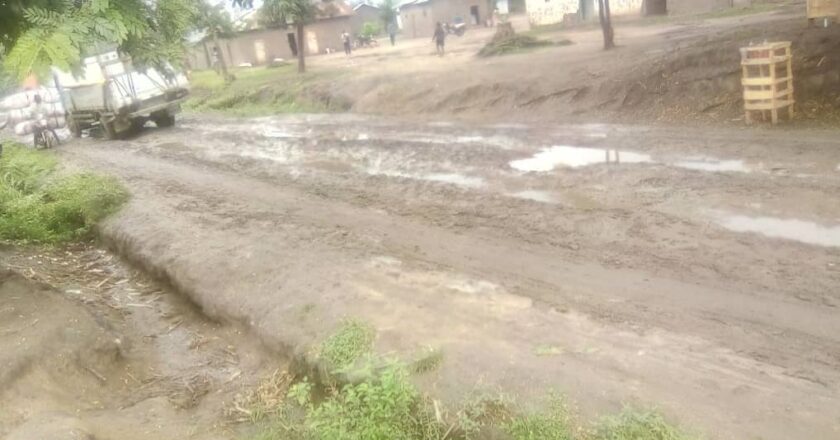 Rutshuru : Le délabrement de la route Kiwanja-Ishasha inquiète les usagers
