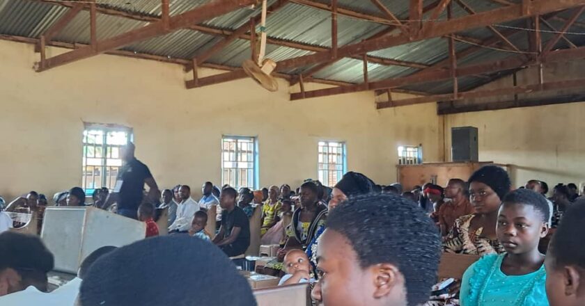 Beni : Siméon Mutwango à l’église Adventiste de Butsili pour une restitution des activités du député Atsongya Kiyaya Elvis