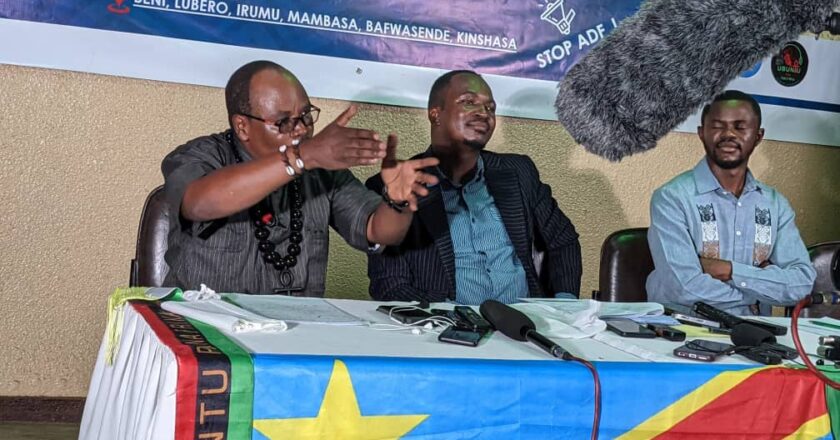 Beni : Ubuntu Panafrika appelle à une sécurité bâtie par les Congolais eux-mêmes