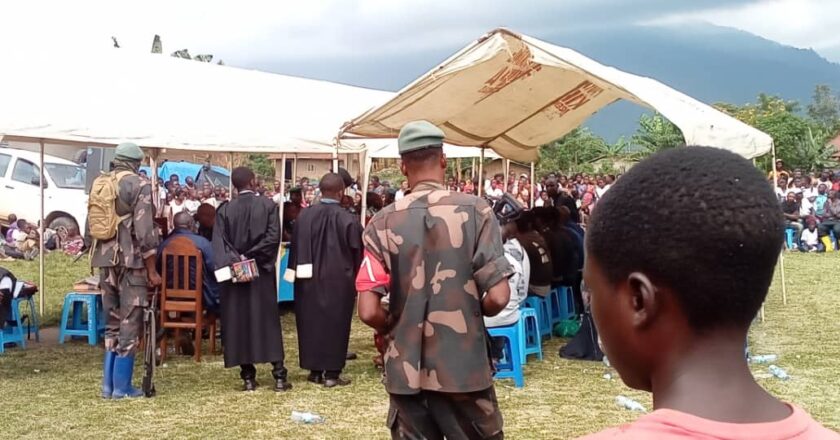 Beni : La cour militaire ouvre des audiences publiques foraines à Nzenga