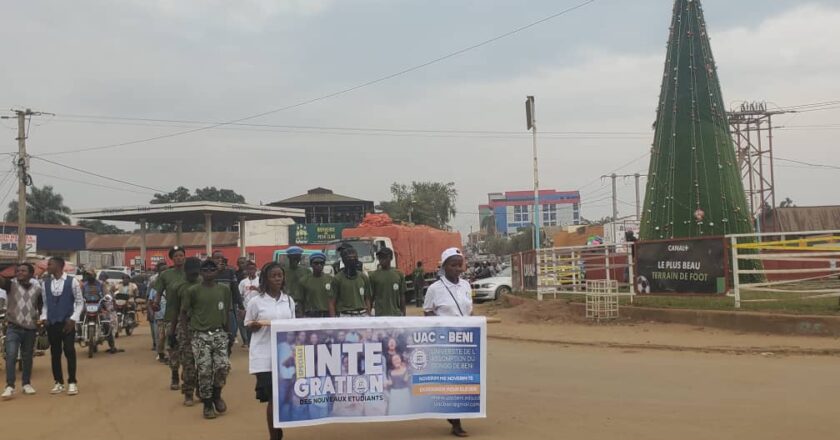 UAC-Beni : l&rsquo; intégration des nouveaux étudiants lance officiellement la nouvelle année académique 2025-2026