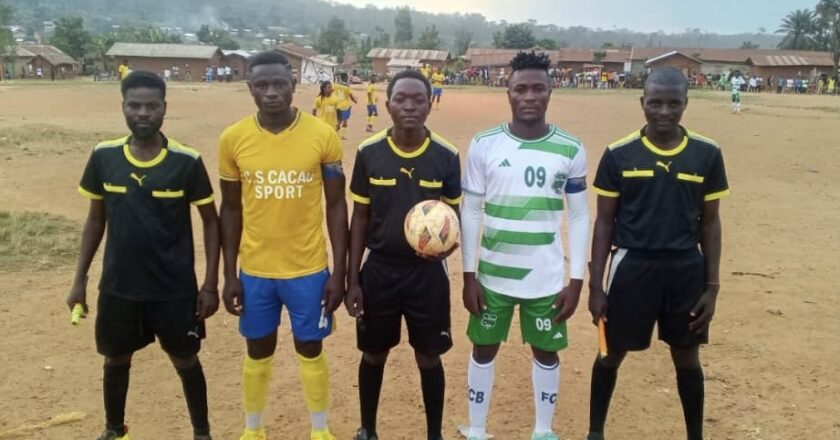 Biakato/Football : Bilombe s’impose devant Cacao et consolide sa première place au classement