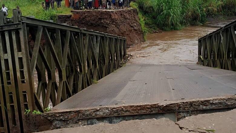 Kalehe : Le pont Buganga menace de couper la RN2, la circulation entre Goma et Bukavu en péril