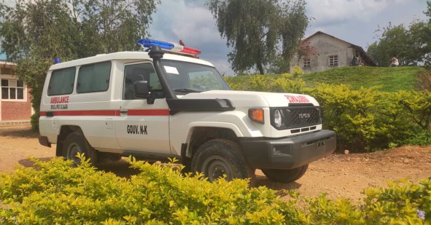 Nord-Kivu : la zone de santé de Manguredjipa dotée d’une première ambulance