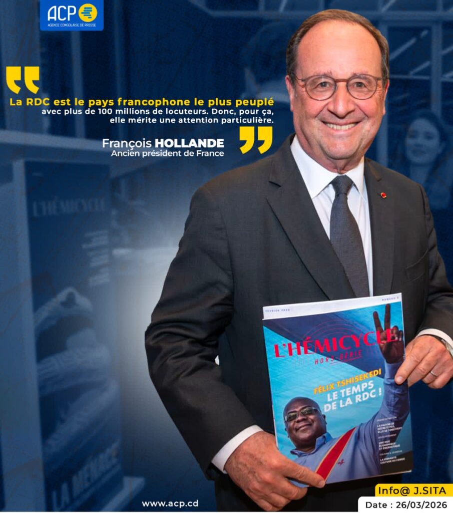 RDC/Investissements : François Hollande appelle les entreprises françaises à miser sur le potentiel congolais