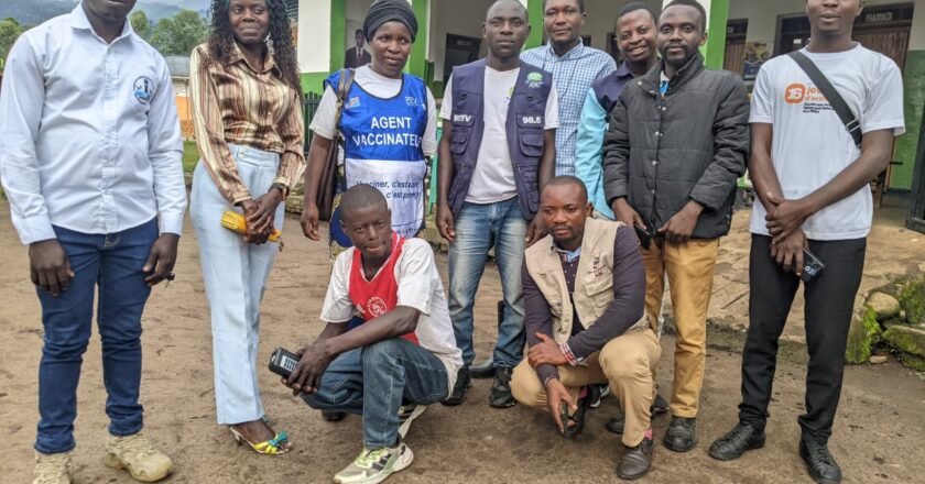 Beni : des journalistes au chevet des malades du CSR de Lume à l’approche de la Journée de la liberté de la presse