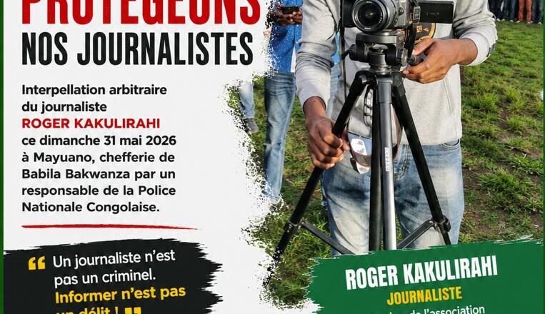 Mambasa – Liberté de la presse : deux organisations dénoncent l’interpellation du journaliste Roger Kakulirahi