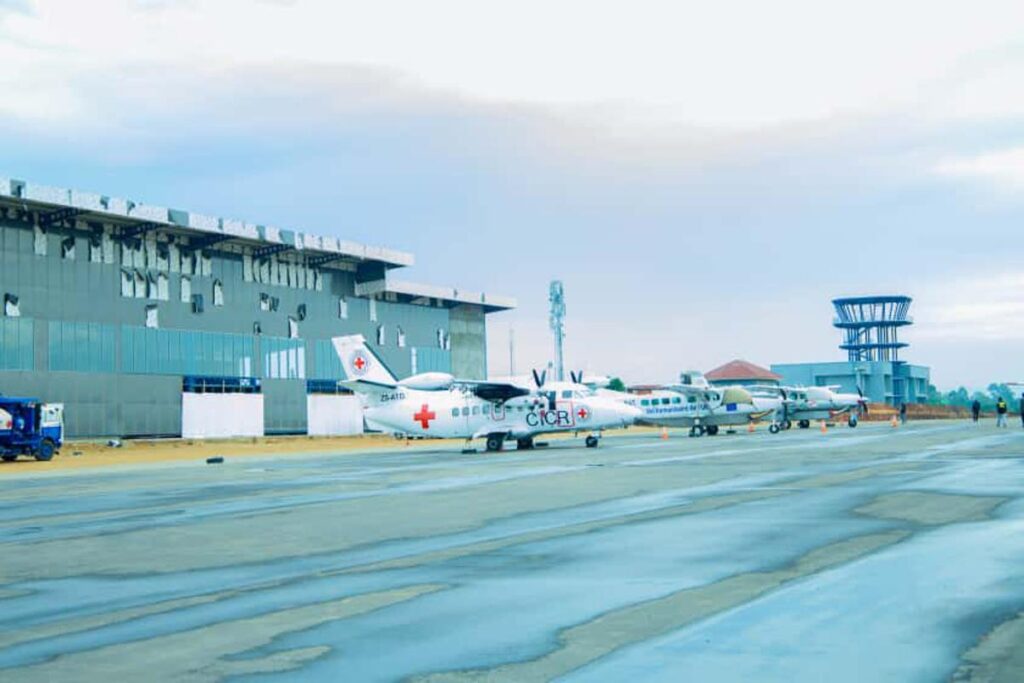 Bunia : reprise des vols à l’aéroport sous contrôle strict contre Ebola