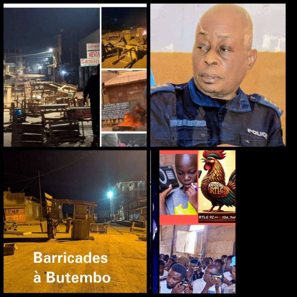 Butembo : des barricades perturbent la circulation malgré l’appel au calme de la mairie