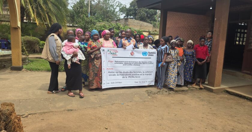 Beni : des femmes vulnérables formées par la MONUSCO pour renforcer leur autonomisation et la cohésion sociale