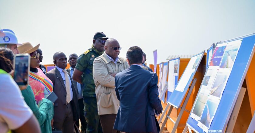 RDC : Jean-Pierre Bemba inspecte l&rsquo;avancement des travaux du Port en eau profonde de Banana