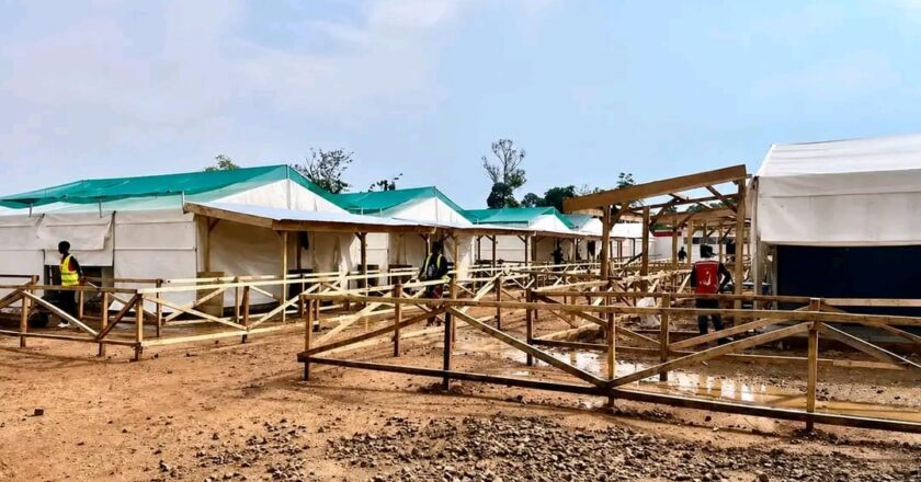 Beni : MSF Hollande présente aux journalistes le futur Centre de traitement Ebola en construction