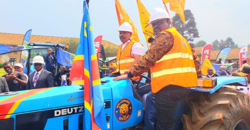 Nord-Kivu : le gouvernement lance la mécanisation agricole avec 60 tracteurs et une usine de montage à Musienene