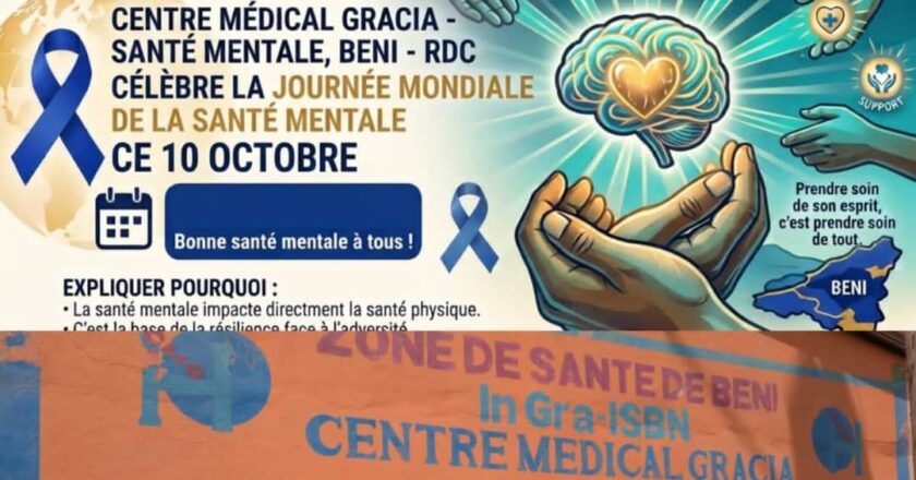 Beni : le Centre médical GRACIA alerte sur la hausse des troubles mentaux liés à l’insécurité